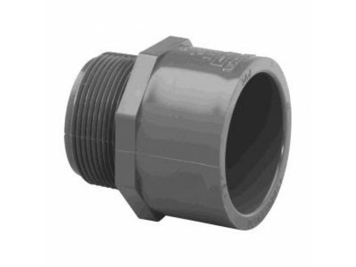 PVC VALVE SOCKET - MALE (AW)(GREY)
