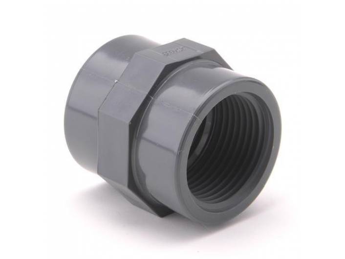 PVC VALVE SOCKET - FEMALE (AW)(GREY)