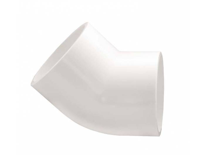 PVC ELBOW 45 DEGREE (SS174) (WHITE)
