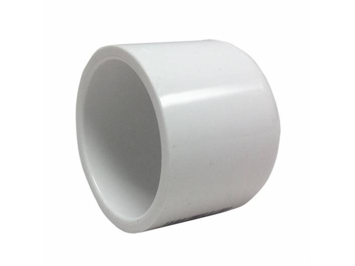 PVC END CAP (SS174) (WHITE)